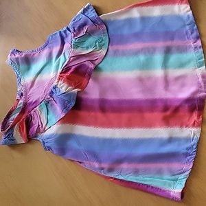 12 month OshKosh Watercolor Striped Dress